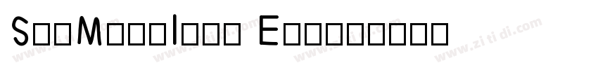 SrcMingItal Extra字体转换